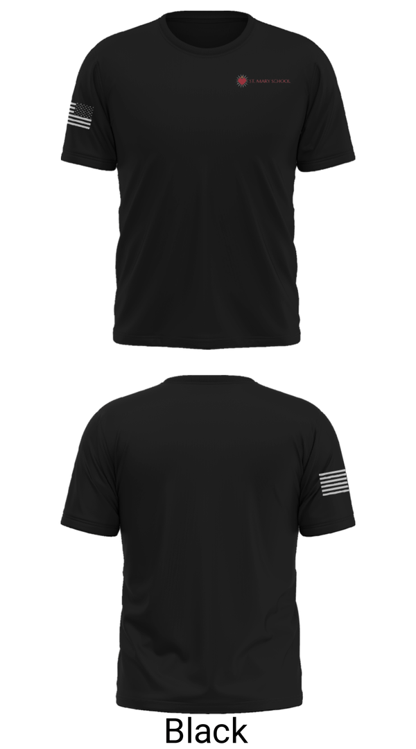 Short Sleeve Performance Shirt, St Mary's School, Spirit Store, Teamtime, Team time, sublimation, custom sports apparel, team uniforms, spirit wear, spiritwear, sports uniforms, custom shirts, team store, custom team store, fundraiser sports, apparel fundraiser