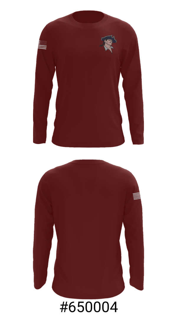 Long Sleeve Performance Shirt, New Oxford High School Basketball, Men's Basketball, Teamtime, Team time, sublimation, custom sports apparel, team uniforms, spirit wear, spiritwear, sports uniforms, custom shirts, team store, custom team store, fundraiser sports, apparel fundraiser