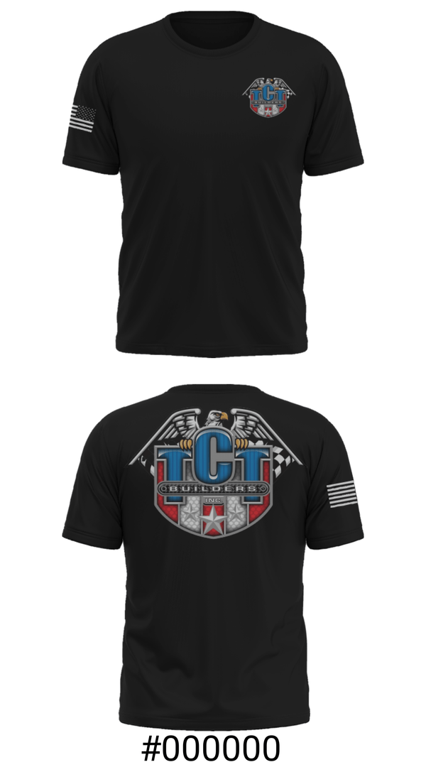 Short Sleeve Performance Shirt, TCT Builders Inc., , Teamtime, Team time, sublimation, custom sports apparel, team uniforms, spirit wear, spiritwear, sports uniforms, custom shirts, team store, custom team store, fundraiser sports, apparel fundraiser