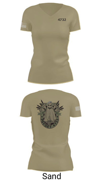 4732 18067014 Women's Short Sleeve V-neck Shirt - 44