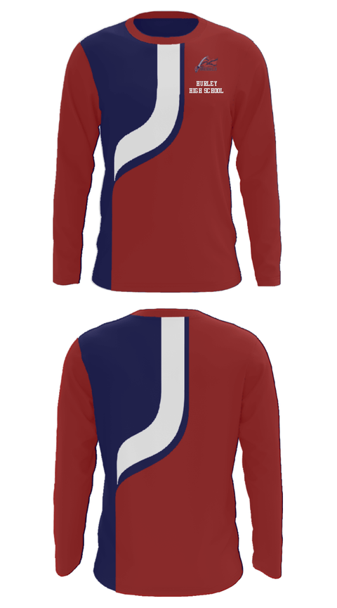 Long Sleeve Performance Shirt, Hurley High school, Spirit Store, Teamtime, Team time, sublimation, custom sports apparel, team uniforms, spirit wear, spiritwear, sports uniforms, custom shirts, team store, custom team store, fundraiser sports, apparel fundraiser