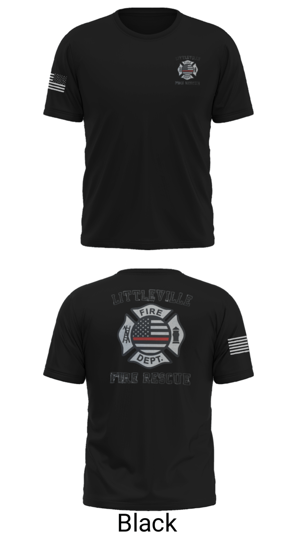 Short Sleeve Performance Shirt, Littleville Fire & Rescue, Fire Department, Teamtime, Team time, sublimation, custom sports apparel, team uniforms, spirit wear, spiritwear, sports uniforms, custom shirts, team store, custom team store, fundraiser sports, apparel fundraiser