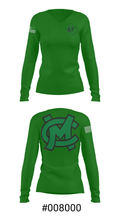 Caddo Mills Middle School Basketball 89707259 Women's Long Sleeve V-neck Shirt - 20