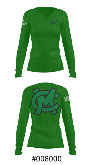 Women's Long Sleeve Vneck Shirt, Caddo Mills Middle School Basketball, Men's Basketball, Teamtime, Team time, sublimation, custom sports apparel, team uniforms, spirit wear, spiritwear, sports uniforms, custom shirts, team store, custom team store, fundraiser sports, apparel fundraiser