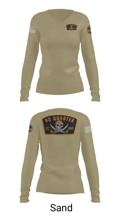 BARNETT'S 90373195 Women's Long Sleeve V-neck Shirt - 47