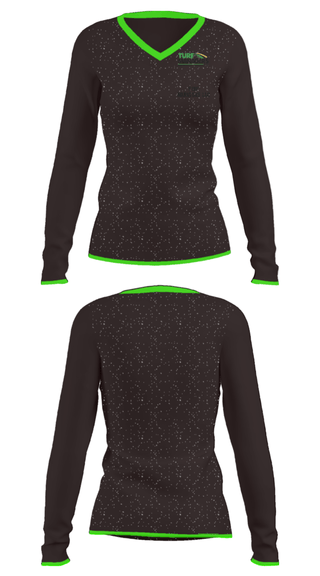 Women's Long Sleeve Vneck Shirt, Turf Managers LLC, , Teamtime, Team time, sublimation, custom sports apparel, team uniforms, spirit wear, spiritwear, sports uniforms, custom shirts, team store, custom team store, fundraiser sports, apparel fundraiser