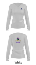 DeafPeaceRockVlog 14153246 Women's Long Sleeve V-neck Shirt - 6