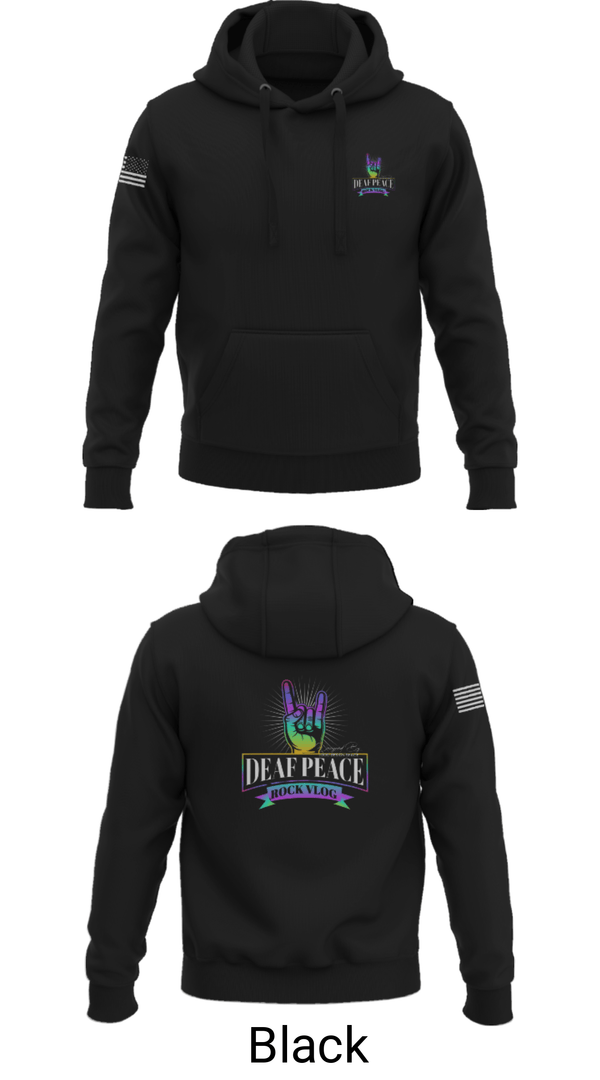 Hoodie, DeafPeaceRockVlog, , Teamtime, Team time, sublimation, custom sports apparel, team uniforms, spirit wear, spiritwear, sports uniforms, custom shirts, team store, custom team store, fundraiser sports, apparel fundraiser