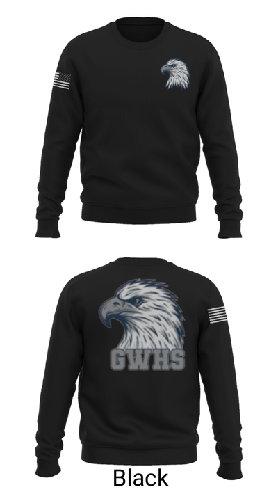 George Washington High School Basketball 90208926 Crew Neck Sweatshirt - 9