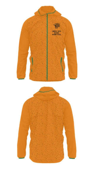 Windbreaker, Lindsay High School Basketball, Women's Basketball, Teamtime, Team time, sublimation, custom sports apparel, team uniforms, spirit wear, spiritwear, sports uniforms, custom shirts, team store, custom team store, fundraiser sports, apparel fundraiser