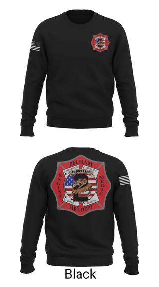Crew Neck Sweatshirt, Group 2, Fire Department, Teamtime, Team time, sublimation, custom sports apparel, team uniforms, spirit wear, spiritwear, sports uniforms, custom shirts, team store, custom team store, fundraiser sports, apparel fundraiser