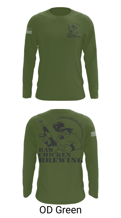 Bad Chicken Brewing 42843068 Long Sleeve Performance Shirt - 27