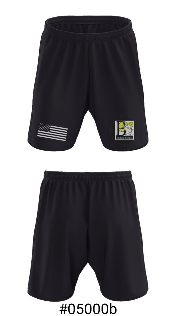 Athletic Shorts With Pockets, Beman Middle School, Spirit Store, Teamtime, Team time, sublimation, custom sports apparel, team uniforms, spirit wear, spiritwear, sports uniforms, custom shirts, team store, custom team store, fundraiser sports, apparel fundraiser