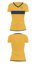 Ilwaco High School Wrestling 7421993 Women's Short Sleeve V-neck Shirt - 29