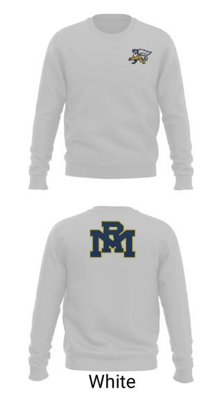 Crew Neck Sweatshirt, Rocky Mount High School Basketball, Men's Basketball, Teamtime, Team time, sublimation, custom sports apparel, team uniforms, spirit wear, spiritwear, sports uniforms, custom shirts, team store, custom team store, fundraiser sports, apparel fundraiser