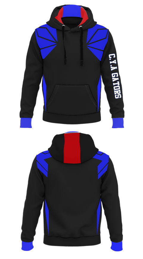 Hoodie, C.Y.A GATORS, Football, Teamtime, Team time, sublimation, custom sports apparel, team uniforms, spirit wear, spiritwear, sports uniforms, custom shirts, team store, custom team store, fundraiser sports, apparel fundraiser
