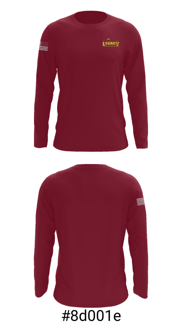 Long Sleeve Performance Shirt, Royal Legacy Christian Academy, Spirit Store, Teamtime, Team time, sublimation, custom sports apparel, team uniforms, spirit wear, spiritwear, sports uniforms, custom shirts, team store, custom team store, fundraiser sports, apparel fundraiser