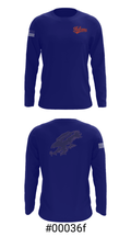 Austintown Fitch High School Swimming 36714610 Long Sleeve Performance Shirt - 18