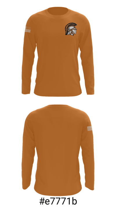 Ortonville High School Basketball 59262589 Long Sleeve Performance Shirt - 18