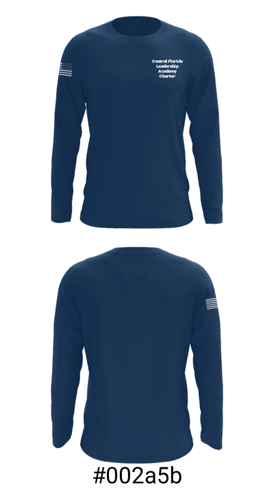 Central Florida Leadership Academy Charter 17875869 Long Sleeve Performance Shirt - 18