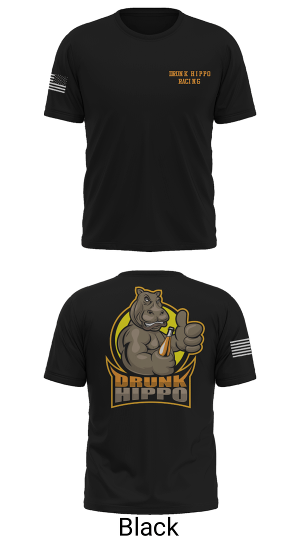 Short Sleeve Performance Shirt, Drunk Hippo Racing, , Teamtime, Team time, sublimation, custom sports apparel, team uniforms, spirit wear, spiritwear, sports uniforms, custom shirts, team store, custom team store, fundraiser sports, apparel fundraiser