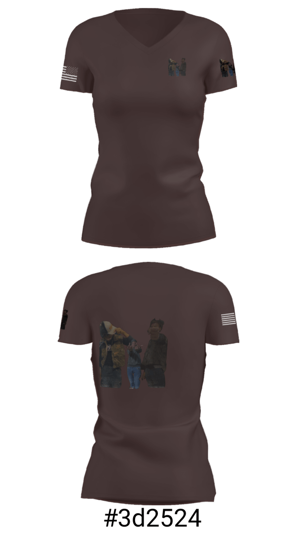 Women's Short Sleeve Vneck Shirt, DHK Entertainment, , Teamtime, Team time, sublimation, custom sports apparel, team uniforms, spirit wear, spiritwear, sports uniforms, custom shirts, team store, custom team store, fundraiser sports, apparel fundraiser