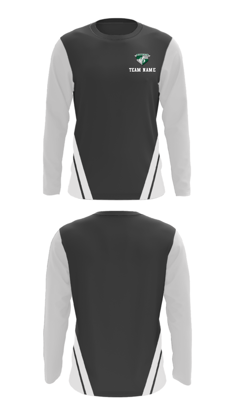 Long Sleeve Performance Shirt, Dugger Union Community High School Basketball, Men's Basketball, Teamtime, Team time, sublimation, custom sports apparel, team uniforms, spirit wear, spiritwear, sports uniforms, custom shirts, team store, custom team store, fundraiser sports, apparel fundraiser