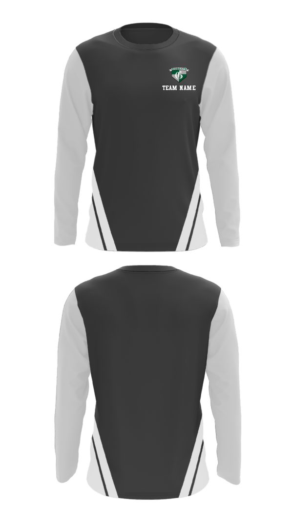 Long Sleeve Performance Shirt, Dugger Union Community High School Basketball, Men's Basketball, Teamtime, Team time, sublimation, custom sports apparel, team uniforms, spirit wear, spiritwear, sports uniforms, custom shirts, team store, custom team store, fundraiser sports, apparel fundraiser