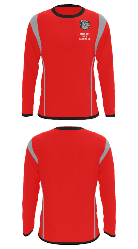 Long Sleeve Performance Shirt, Kimberly Youth Association, Men's Basketball, Teamtime, Team time, sublimation, custom sports apparel, team uniforms, spirit wear, spiritwear, sports uniforms, custom shirts, team store, custom team store, fundraiser sports, apparel fundraiser