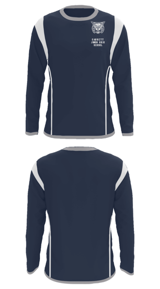 Long Sleeve Performance Shirt, Garrett Junior High School, Spirit Store, Teamtime, Team time, sublimation, custom sports apparel, team uniforms, spirit wear, spiritwear, sports uniforms, custom shirts, team store, custom team store, fundraiser sports, apparel fundraiser