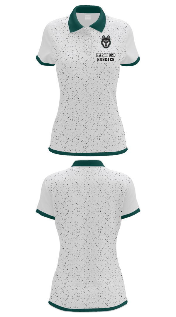 Women's Short Sleeve Performance Polo, Hartford Huskies, Wrestling, Teamtime, Team time, sublimation, custom sports apparel, team uniforms, spirit wear, spiritwear, sports uniforms, custom shirts, team store, custom team store, fundraiser sports, apparel fundraiser