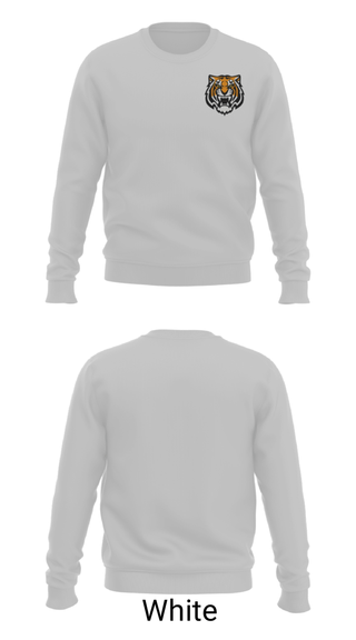 Crew Neck Sweatshirt, White Plains High School, Spirit Store, Teamtime, Team time, sublimation, custom sports apparel, team uniforms, spirit wear, spiritwear, sports uniforms, custom shirts, team store, custom team store, fundraiser sports, apparel fundraiser