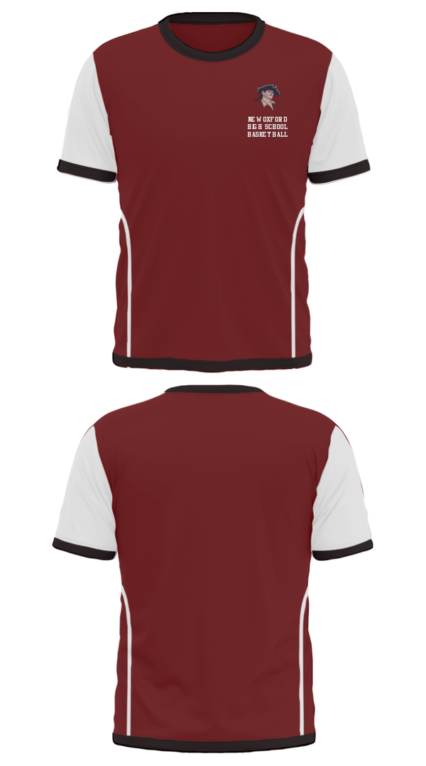 Short Sleeve Performance Shirt, New Oxford High School Basketball, Men's Basketball, Teamtime, Team time, sublimation, custom sports apparel, team uniforms, spirit wear, spiritwear, sports uniforms, custom shirts, team store, custom team store, fundraiser sports, apparel fundraiser