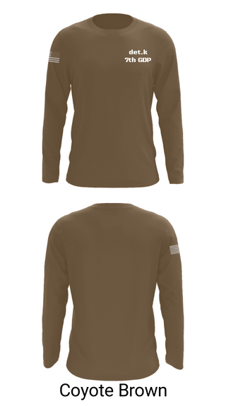 Long Sleeve Performance Shirt, det.k 7th GDP, , Teamtime, Team time, sublimation, custom sports apparel, team uniforms, spirit wear, spiritwear, sports uniforms, custom shirts, team store, custom team store, fundraiser sports, apparel fundraiser
