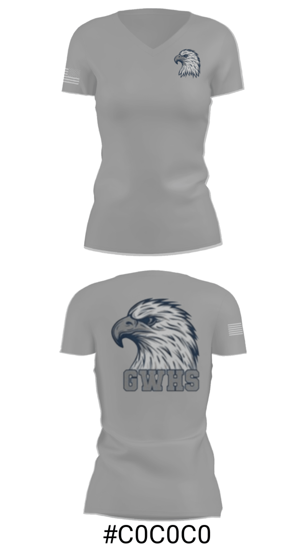 Women's Short Sleeve Vneck Shirt, George Washington High School Basketball, Men's Basketball, Teamtime, Team time, sublimation, custom sports apparel, team uniforms, spirit wear, spiritwear, sports uniforms, custom shirts, team store, custom team store, fundraiser sports, apparel fundraiser