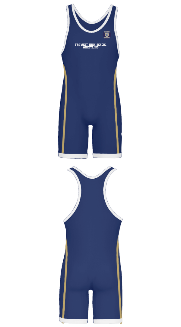 Wrestling Singlet, Tri-West High School Wrestling, Wrestling, Teamtime, Team time, sublimation, custom sports apparel, team uniforms, spirit wear, spiritwear, sports uniforms, custom shirts, team store, custom team store, fundraiser sports, apparel fundraiser