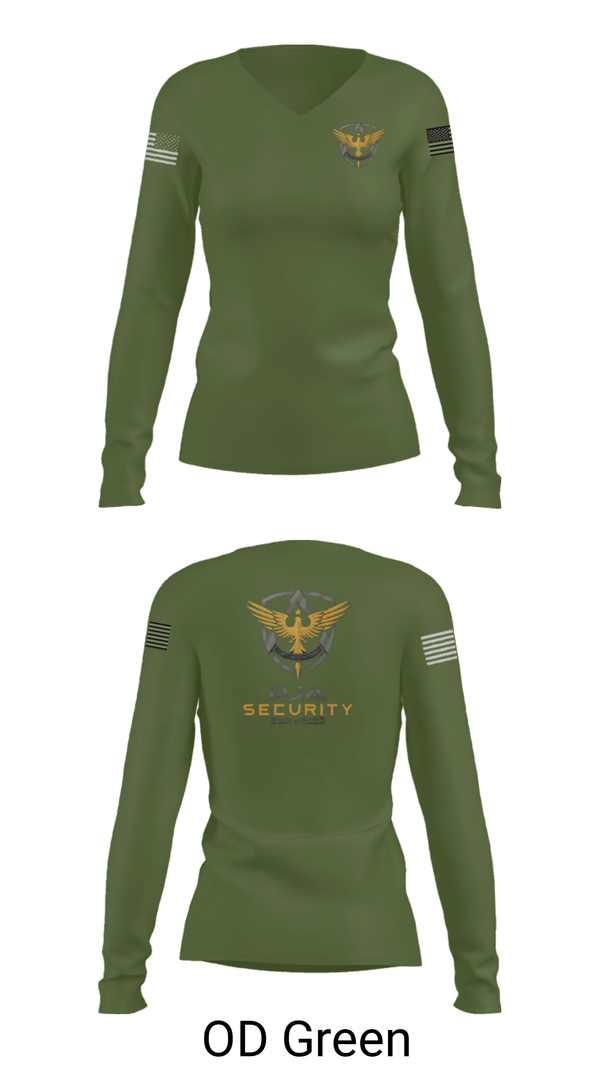 Women's Long Sleeve Vneck Shirt, DJA, Police, Teamtime, Team time, sublimation, custom sports apparel, team uniforms, spirit wear, spiritwear, sports uniforms, custom shirts, team store, custom team store, fundraiser sports, apparel fundraiser