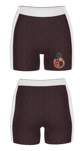 Women's Compression Shorts, Park View Education Centre, Spirit Store, Teamtime, Team time, sublimation, custom sports apparel, team uniforms, spirit wear, spiritwear, sports uniforms, custom shirts, team store, custom team store, fundraiser sports, apparel fundraiser
