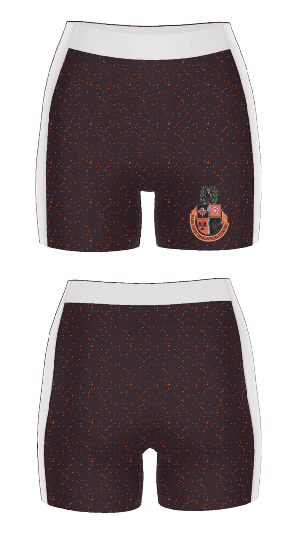Women's Compression Shorts, Park View Education Centre, Spirit Store, Teamtime, Team time, sublimation, custom sports apparel, team uniforms, spirit wear, spiritwear, sports uniforms, custom shirts, team store, custom team store, fundraiser sports, apparel fundraiser