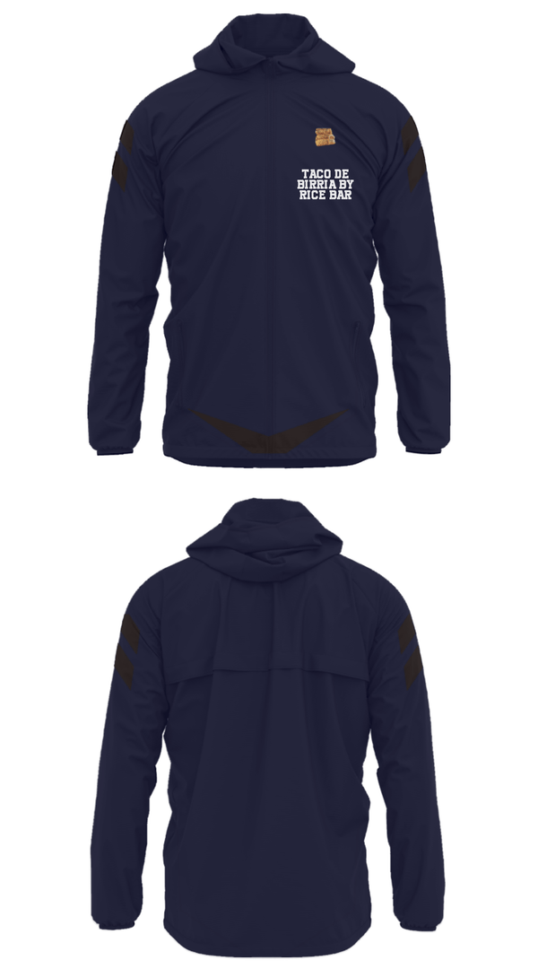 Windbreaker, Taco de Birria by Rice Bar, , Teamtime, Team time, sublimation, custom sports apparel, team uniforms, spirit wear, spiritwear, sports uniforms, custom shirts, team store, custom team store, fundraiser sports, apparel fundraiser