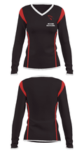 Necedah High School 57236326 Women's Long Sleeve V-neck Shirt - 33