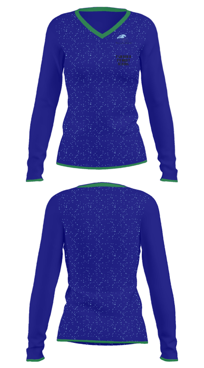 Fairborn Primary School 96377124 Women's Long Sleeve V-neck Shirt - 33