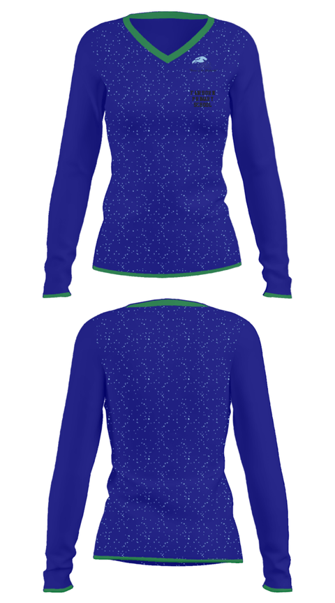 Women's Long Sleeve Vneck Shirt, Fairborn Primary School, Spirit Store, Teamtime, Team time, sublimation, custom sports apparel, team uniforms, spirit wear, spiritwear, sports uniforms, custom shirts, team store, custom team store, fundraiser sports, apparel fundraiser