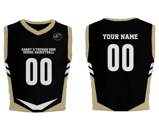 Mens Basketball Jersey, Harry S Truman High School Basketball, Women's Basketball, Teamtime, Team time, sublimation, custom sports apparel, team uniforms, spirit wear, spiritwear, sports uniforms, custom shirts, team store, custom team store, fundraiser sports, apparel fundraiser