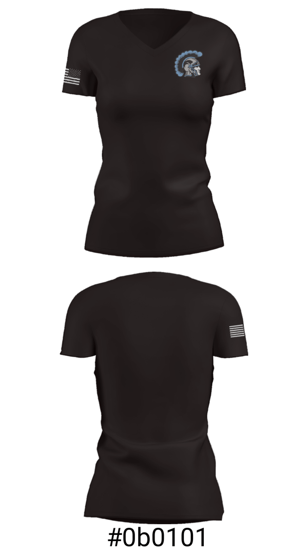 Women's Short Sleeve Vneck Shirt, Greater Johnstown High School, Spirit Store, Teamtime, Team time, sublimation, custom sports apparel, team uniforms, spirit wear, spiritwear, sports uniforms, custom shirts, team store, custom team store, fundraiser sports, apparel fundraiser
