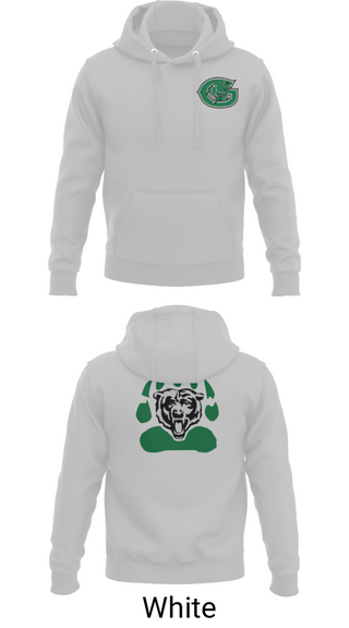 Hoodie, Gold-Burg High School Basketball, Women's Basketball, Teamtime, Team time, sublimation, custom sports apparel, team uniforms, spirit wear, spiritwear, sports uniforms, custom shirts, team store, custom team store, fundraiser sports, apparel fundraiser