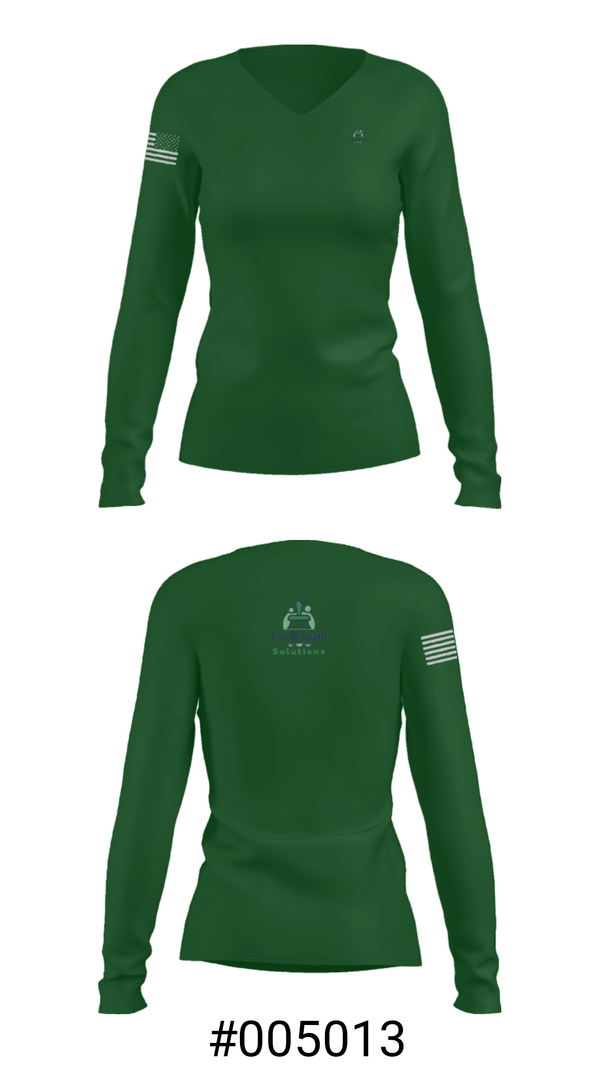 Women's Long Sleeve Vneck Shirt, Pa Brown Cleaning, Men's Soccer, Teamtime, Team time, sublimation, custom sports apparel, team uniforms, spirit wear, spiritwear, sports uniforms, custom shirts, team store, custom team store, fundraiser sports, apparel fundraiser