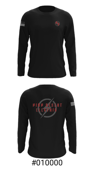Long Sleeve Performance Shirt, High Desert Electric, , Teamtime, Team time, sublimation, custom sports apparel, team uniforms, spirit wear, spiritwear, sports uniforms, custom shirts, team store, custom team store, fundraiser sports, apparel fundraiser