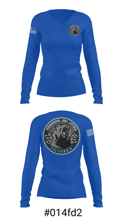 RGMV 28295836 Women's Long Sleeve V-neck Shirt - 20