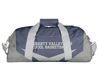 Duffle Bag, Dougherty Valley High School Basketball, Women's Basketball, Teamtime, Team time, sublimation, custom sports apparel, team uniforms, spirit wear, spiritwear, sports uniforms, custom shirts, team store, custom team store, fundraiser sports, apparel fundraiser